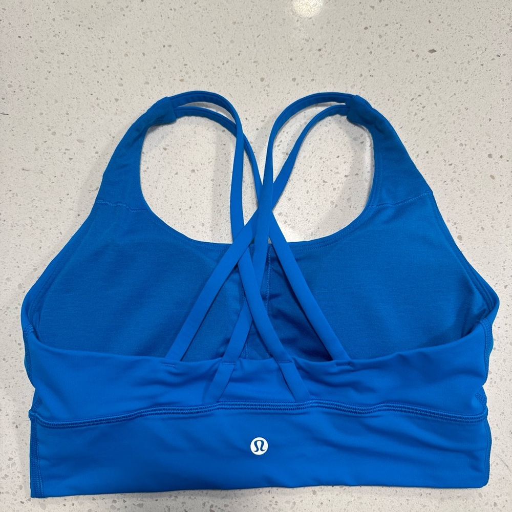 Lululemon Long Line Energy Bra - Hawaiian Blue - Size 8